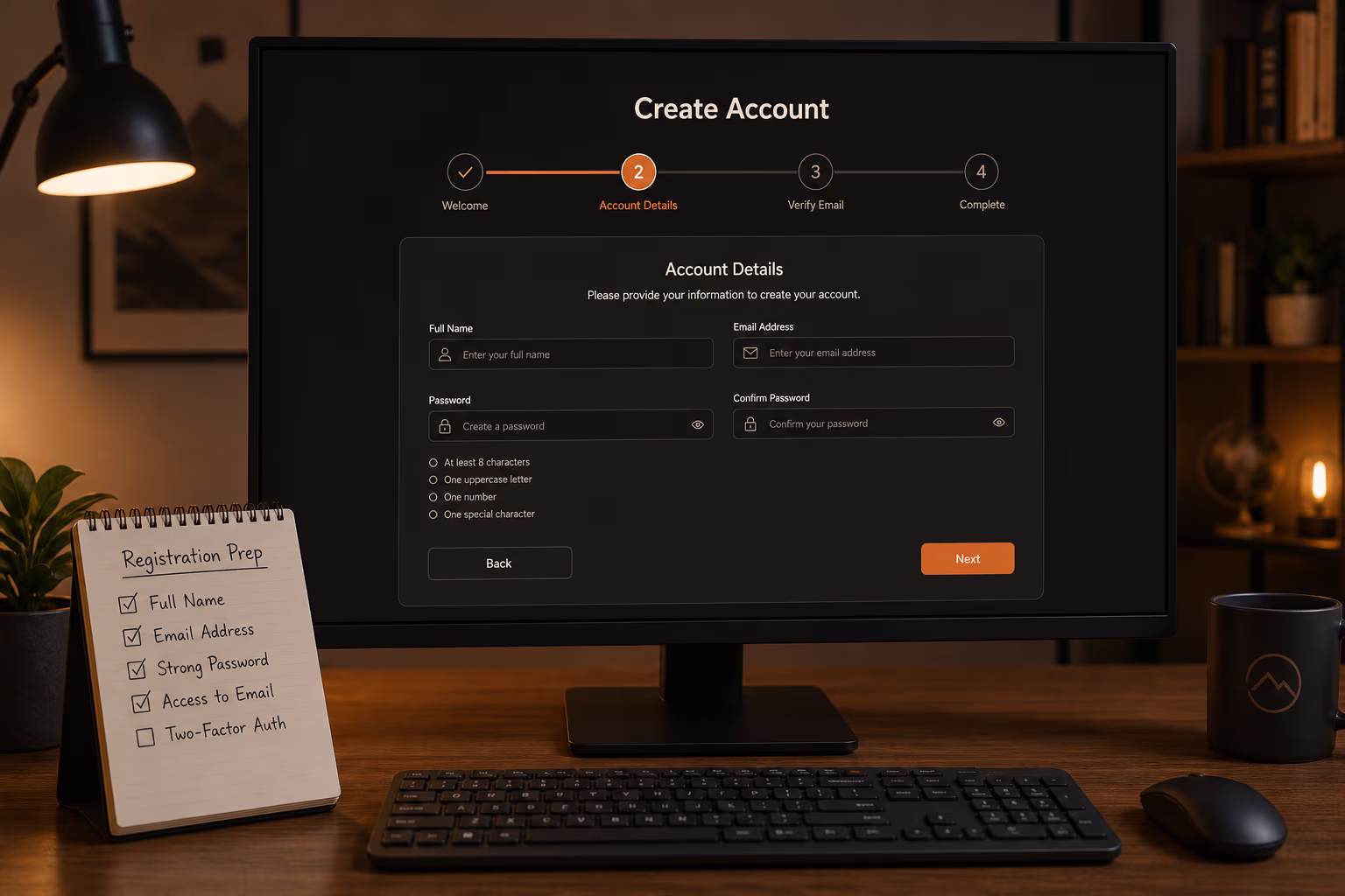 Creating a Strong New Password